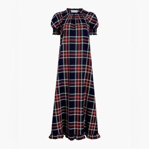 Hill House Caroline Tartan Plaid Maxi Nap Dress